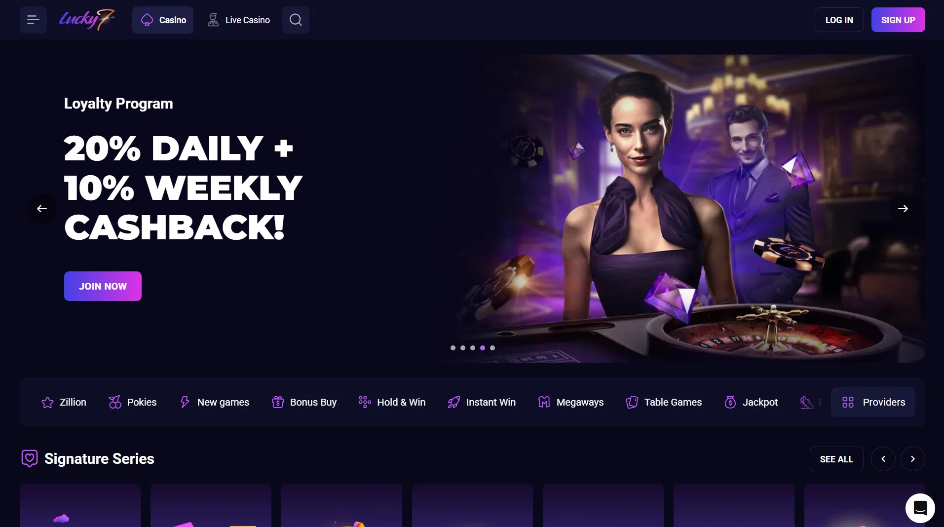 Lucky7 online casino