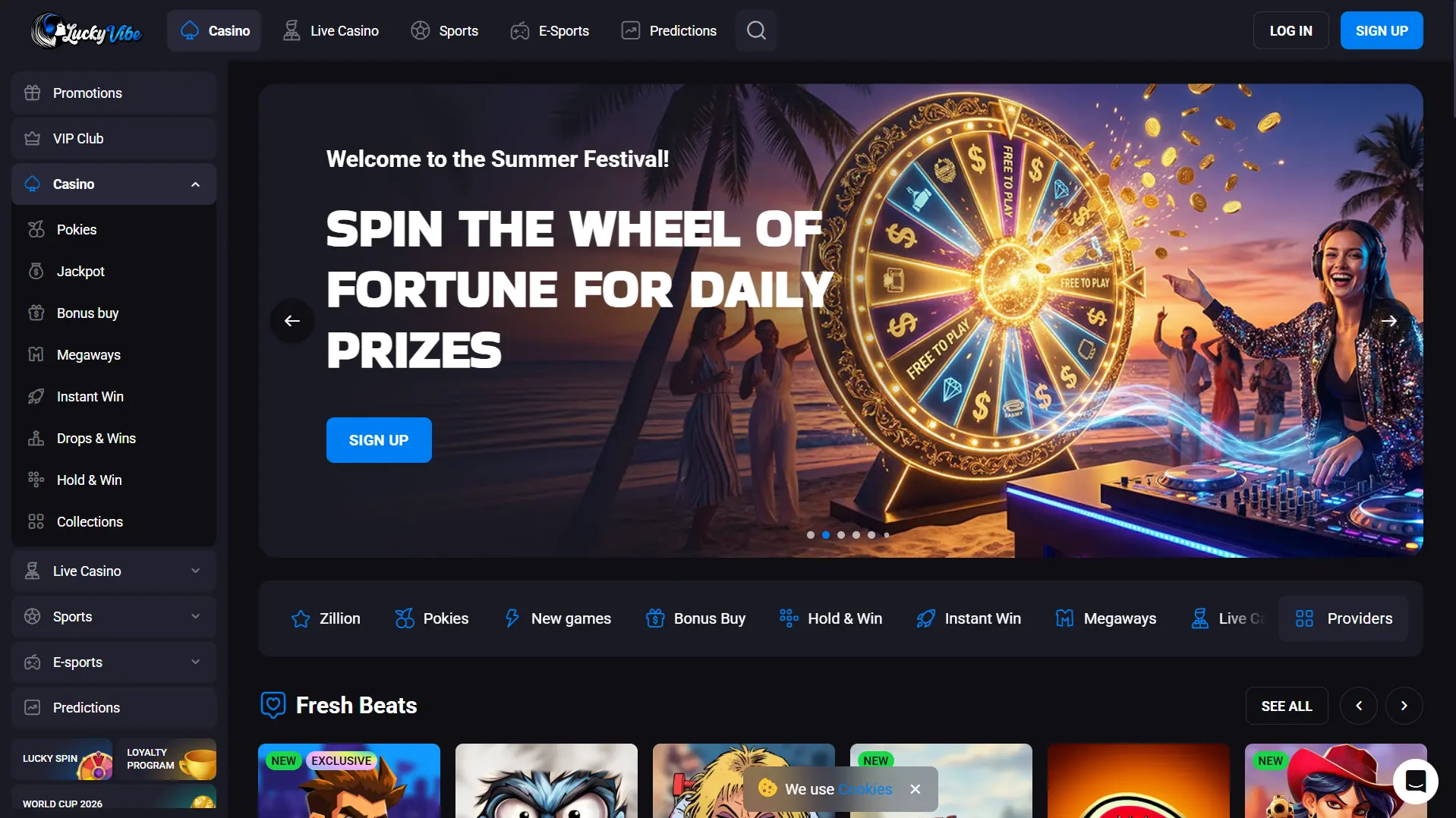 Luckyvibe online casino